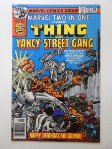 Marvel Two-in-One #47 (1979) Thing and The Yancy Street Gang! VF- Condition!