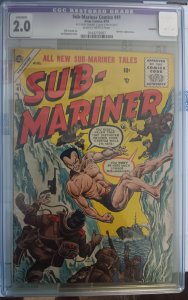 Sub-Mariner #41 (1955) CGC 2.0 (R) Purple Label / SBD-01