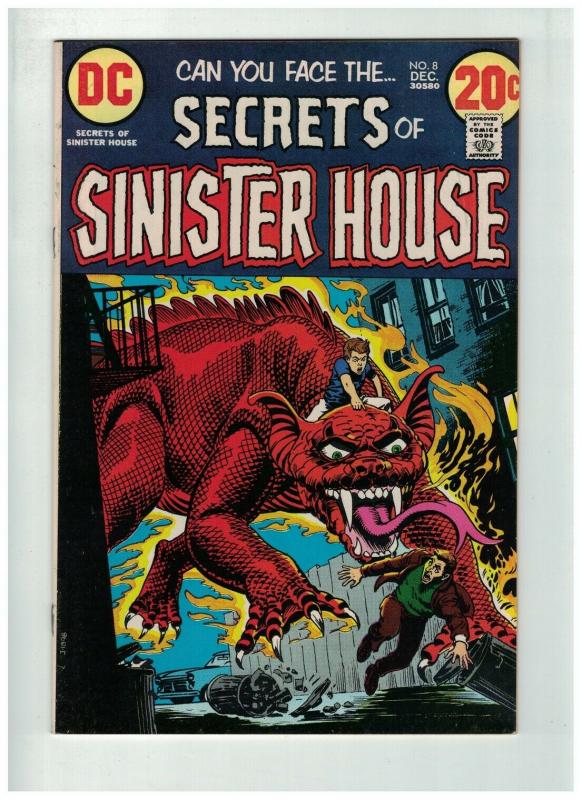 SECRETS OF SINISTER HOUSE 8 FINE Dec. 1972