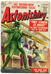 Astonishing #42 1955-Atlas horror- From Out of Smog VG/F 