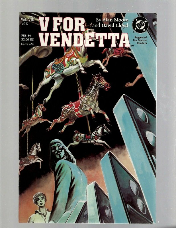 V For Vendetta Complete DC Comics LTD Series # 1 2 3 4 5 6 7 8 9 10 A Moore GK21