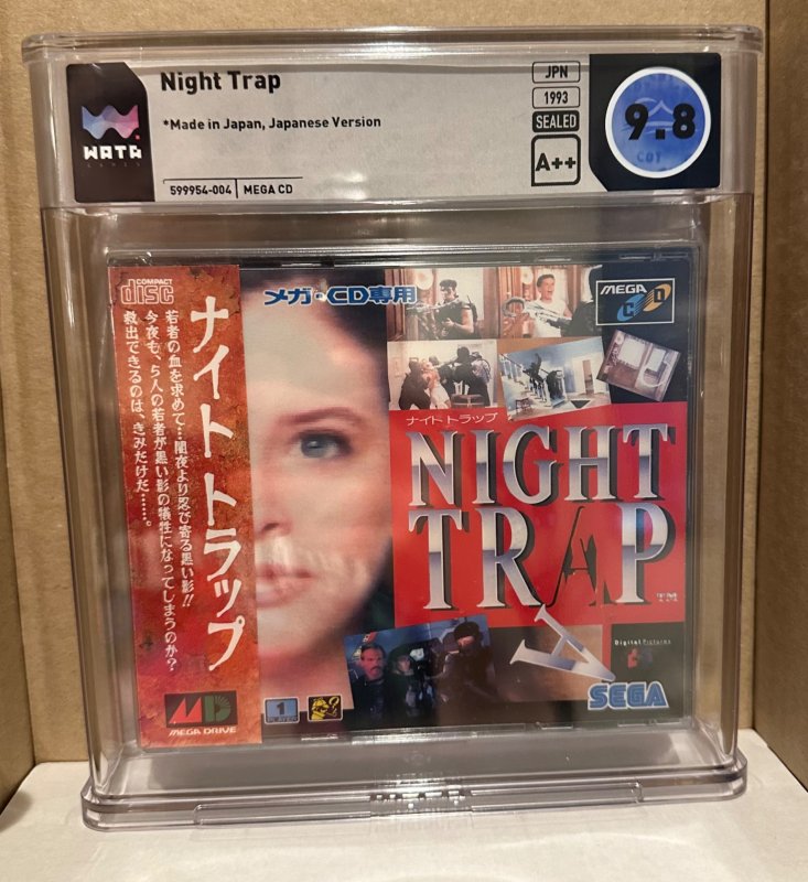 Extra RARE SEALED JAPANESE NIGHT TRAP WATA Graded 9.8 A++