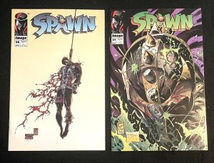 Spawn 30, 31 - LOT OF 2 - ? Ku Klux Klan Story ? (1995) McFarlane Image Comics