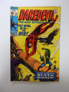 Daredevil #76 (1971) FN- condition rusty staples