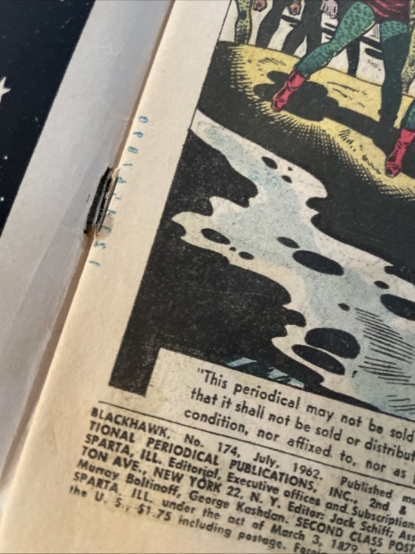 BLACKHAWK #174 Low Grade