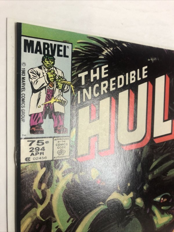 Incredible Hulk (1984) # 294 (NM) Canadian Price Variant CPV !