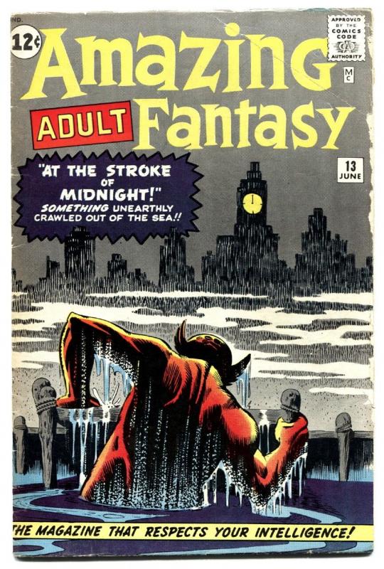 AMAZING ADULT FANTASY #13 1962-MARVEL-STEVE DITKO ART ISSUE-vg