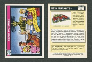 1990 Marvel Comics Card  #142 ( New Mutants)  NM-MT+