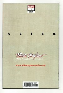 ALIEN #01 (2021) MIKE MAYHEW | SIGNED W/ COA | TRADE DRESS