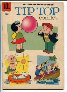 TIP TOP #212 1958-DELL-NANCY-SLUGGO-PEANUTS-CHARLES SCHULZ-SNOOPY-good/vg 