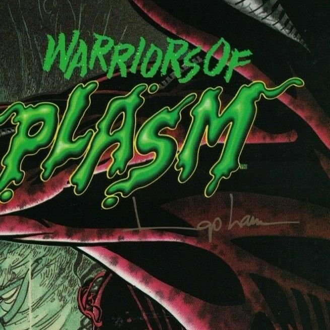 Warriors of Plasm #1 VF/NM signed by David Lapham - Defiant Comics 1993