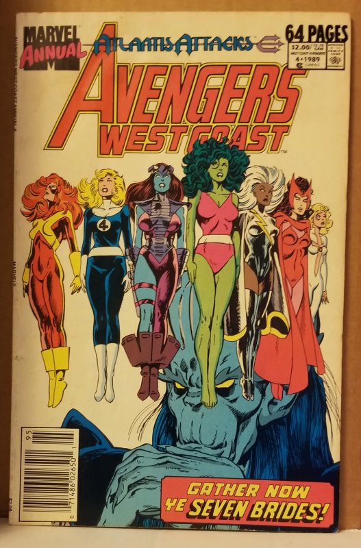 Avengers West Coast Annual #4 (1989)