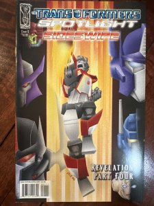 Transformers Spotlight: Sideswipe (2008) Cover B