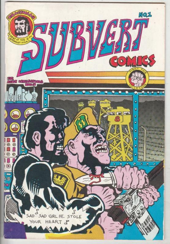 Subvert Comics #1 (Jan-71) VF- High-Grade Trashman