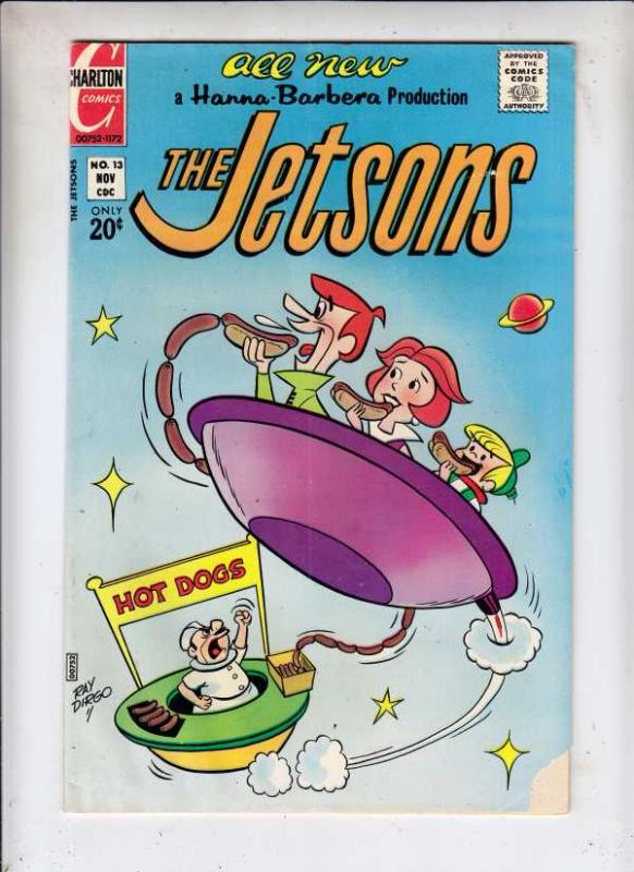 Jetsons, The #13 (Nov-72) FN/VF Mid-High-Grade George, Jane, Judy, Elroy, Ros...