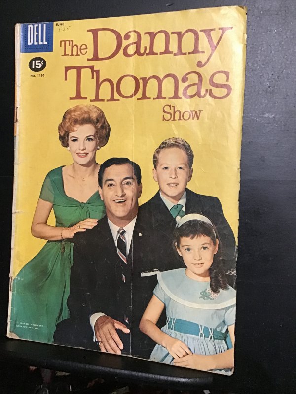 Four Color #1180 (1961) Rare 1st Danny Thomas key! Affordable Grade VG+ Wow!