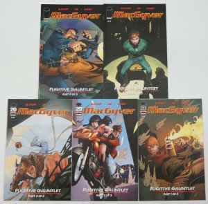 MacGyver: Fugitive Gauntlet #1-5 VF/NM complete series based on tv show 2 3 4 