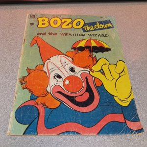 BOZO THE CLOWN #2 Dell Comics 1951 golden age tv show classic precode kids humor