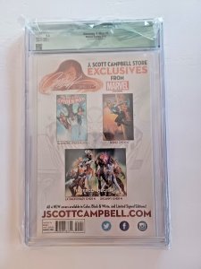Uncanny X-men #1 - signed J Scott Campbell Cover - 2016 - CGC 9.6