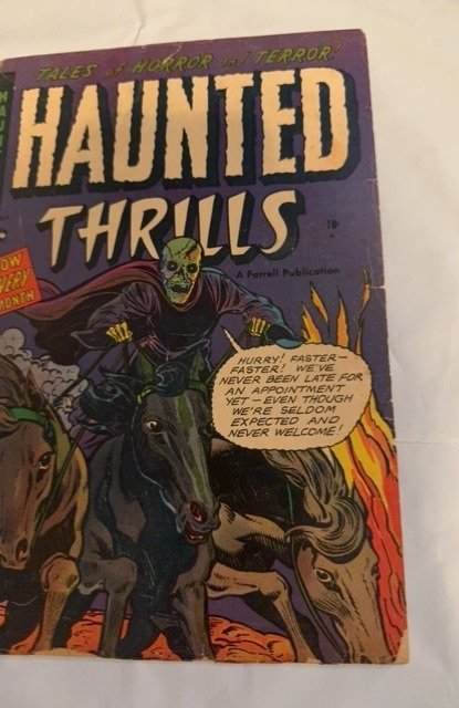 Haunted Thrills #10 (1953) Tales of horror and terror  see description