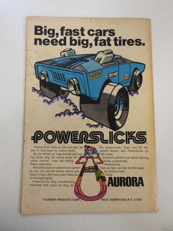 Superman #233 (1971) GD/VG Condition moisture stains, bug chew fc