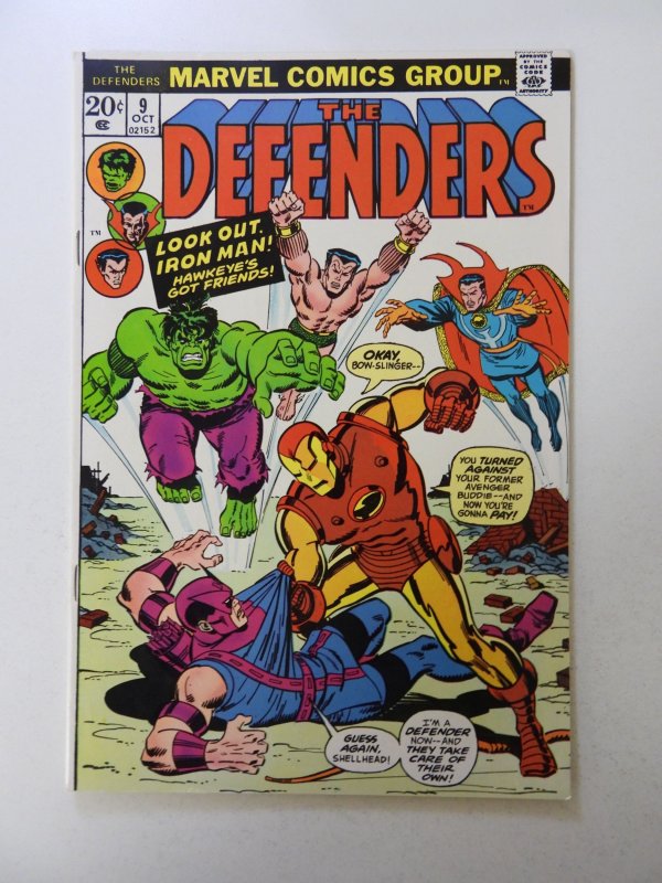 The Defenders #9 (1973) VF condition