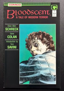 Bloodscent #1 (1988) - Comico Comics - Rare Horror Sci-Fi - FN/VF