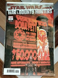 STAR WARS: Wanted Poster Set of 5 (Marvel 2021) NM Unread, Boba Jango Fett Aphra 