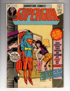 Adventure Comics #407 (1971)  SUPERGIRL! Linda Danvers Bronze DC  / ECA1a