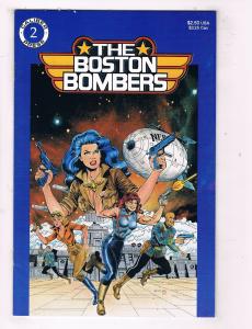 The Boston Bombers #2 VF Caliber Press Modern Age Comic Book 1990 DE47 AD33