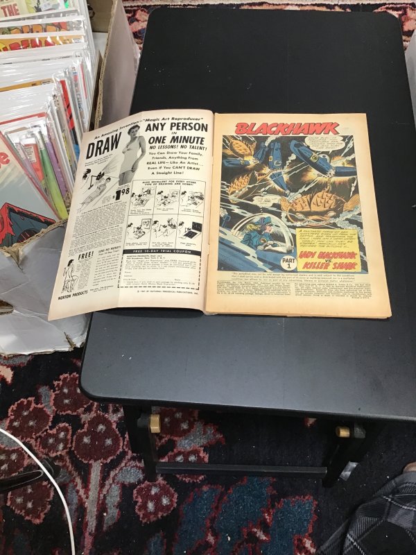 Blackhawk #170 (1962) Lady Blackhawk vs Killer Shark! Mid-grade! VG/FN Wow!