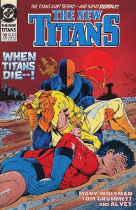 New Titans, The #72 VF ; DC | Deathstroke Marv Wolfman