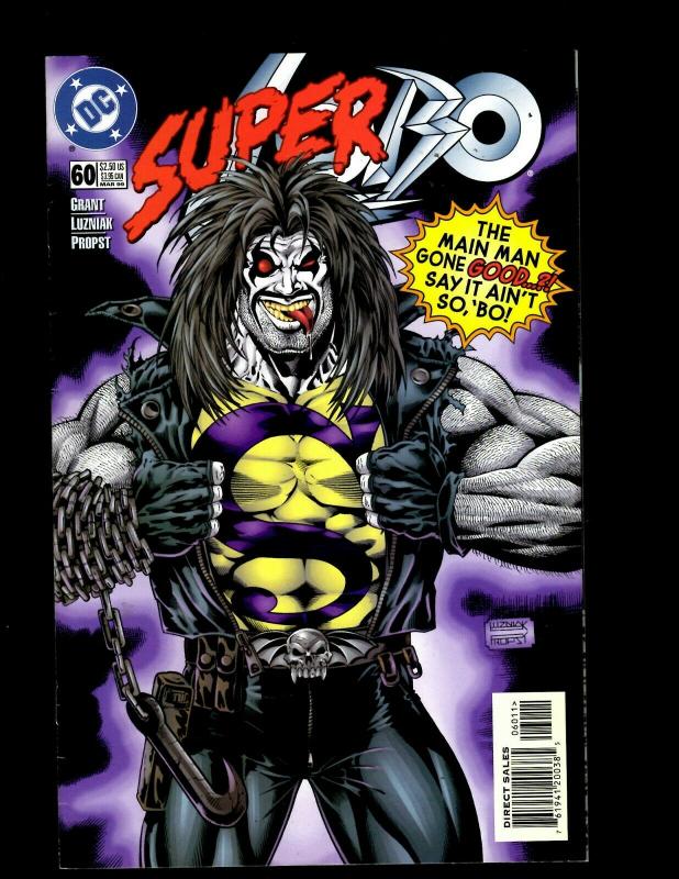 Lot of 12 Lobo DC Comic Books #49 50 51 52 53 54 55 56 57 58 59 60 J407