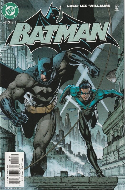 Batman # 615 Cover A NM DC 2003 Jim Lee Hush Story Line [O1]