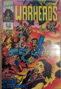 Issues #1–10 of Marvel UK Warheads (1992)