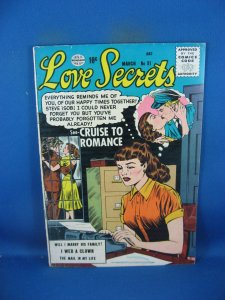 LOVE SECRETS 51 VG F BILL WARD QUALITY COMICS 1956