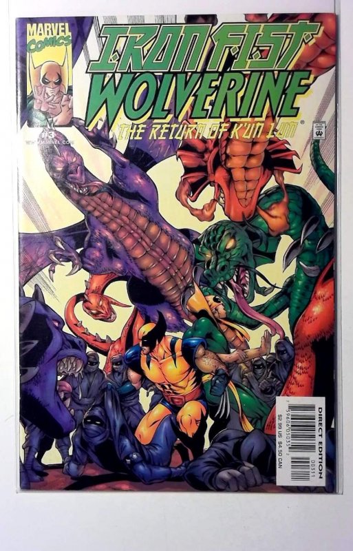 Iron Fist: Wolverine #3 (2001) Marvel Comics 1st Print Comic Book