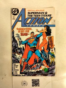 Action Comics #584 DC Comic Books Superman Batman Lex Luthor  4 HH46
