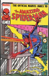 The Official Marvel Index to the Amazing Spider-Man #6 (1985) Spider-Man