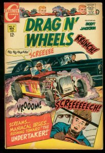 DRAG N' WHEELS #31 1968 CHARLTON COMICS RACING HEARSE VG