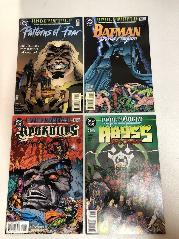 Underworld Unleashed Lot (1995) #1 2 3 + 4 one-shots (VF/NM) Complete Set DC