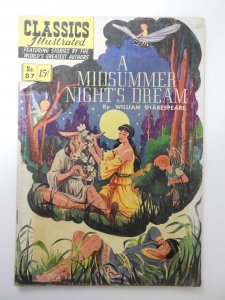 Classics Illustrated #87 (1951) VG Condition 1st Print!