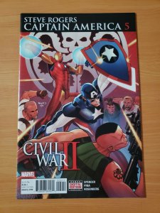 Steve Rogers Captain America 5  NEAR MINT NM  2016 Marvel Comics