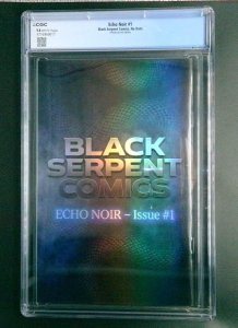Echo Noir #1 Virgin Foil Edition Black Serpent Comics CGC 9.8
