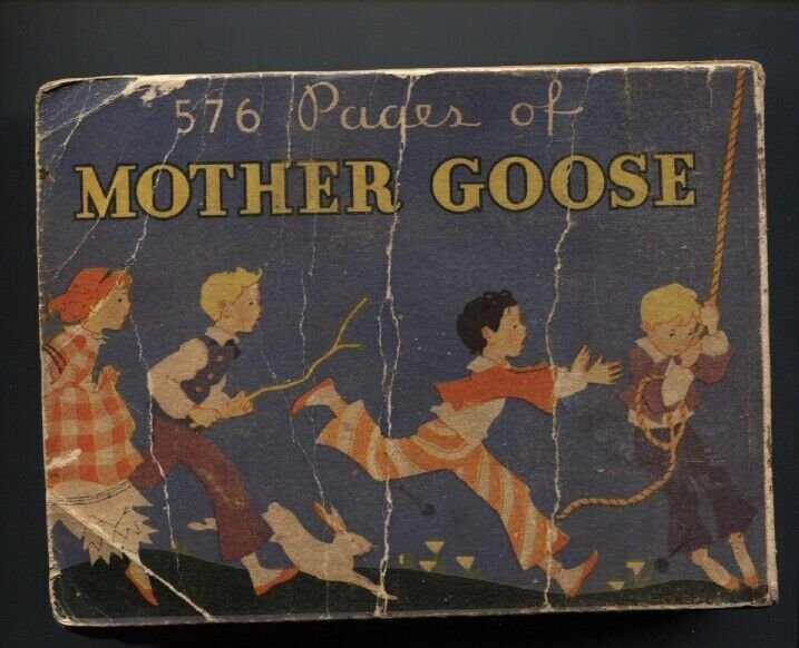 MOTHER GOOSE Big Little Book #725-1934-RARE-comic book