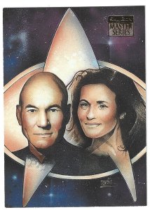 1993 Skybox Star Trek Master Series #36 Picard and Vash