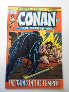 Conan the Barbarian #18 (1972) VG Condition moisture stain