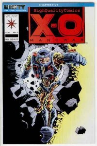 X-O MANOWAR #7, NM+, Valiant, Frank Miller, Dinosaurs, 1992