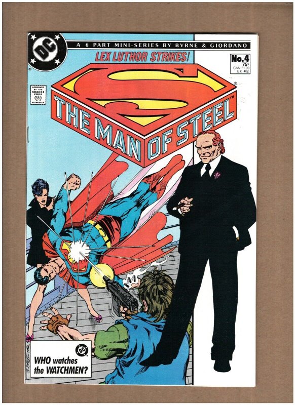 Man of Steel #4 DC Comics 1986 John Byrne Lex Luthor NM- 9.2