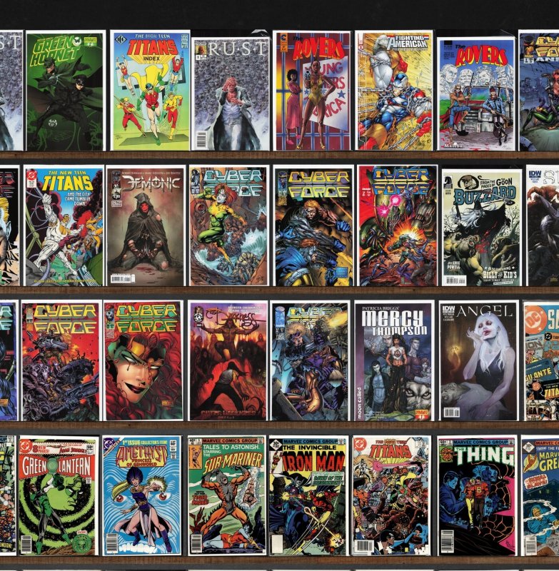 Huge Lot 150+ Comics with Cyberforce, Power Pack, The Star Wars, Rust & More!